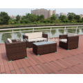 Comfortable outdoor patio furniture PE rattan sofa garden set